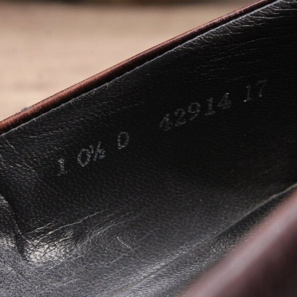 Bally Switzerland Loafers Shoes Mens Size 10.5 Brown Leather Low Top Designer - Picture 8 of 8